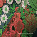 Floral Embroidery Polyester Crochet Fabric for Garment
